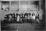 Class graduation picture, Lake City High School, class of 1924.  June Bundy is in the first row, fifth from left. (Original: Mary Hundeby)
