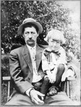 Francis Bundy and his son William. About 1913. (Original: Janet Lucius)