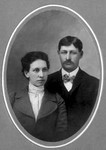 Lucy Bundy and her husband Francis Foster Bundy. Francis and Lucy met as a result of her babysitting Lindsay and Esther when Bertha was too sick to take care of them. Francis and Bertha lived next door to the Boughtons in 1900. (Original: Mary Hundeby)