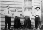 Francis Bundy, Lucy Bundy, Lucy's sister Josephine (Aunt "Josie") and  Joseph Napoleon "Boney" Jerry, Josie's husband. (Original: Janet Lucius)