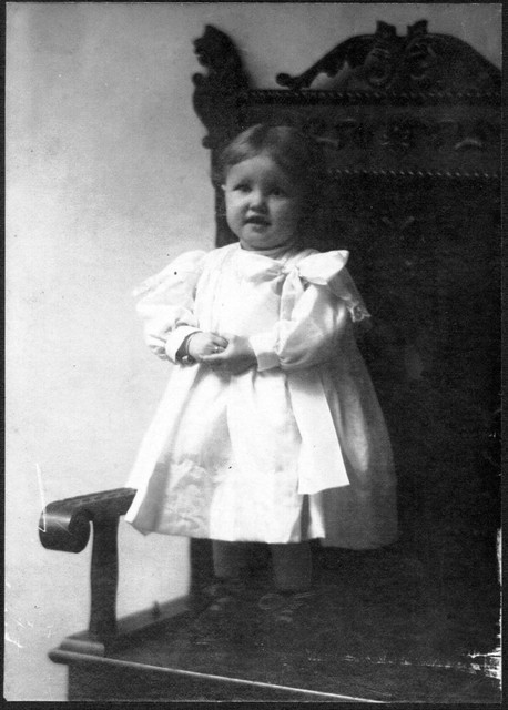 June Bundy, around 3 years old.  Around 1909. (Original: Mary Hundeby)