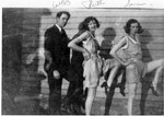William, Ruth, and June. About 1928-1929. When Ruth would show this picture to her niece Mary Winberg, Ruth would say "We were hot stuff, hot stuff!" (Original: Janet Lucius)