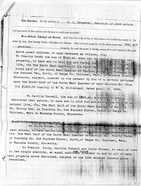 William M Bundy Probate Page 4