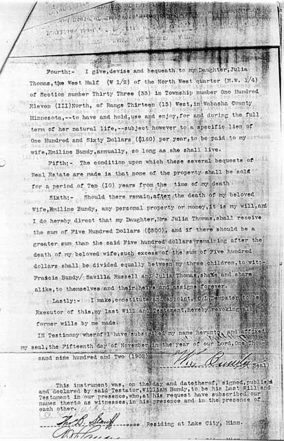 William M Bundy Will Page 2