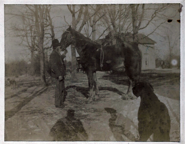 William Bundy. Handwritten on back in Ruth (Bundy) Miller's handwriting: "Ruth's." And in Mary (Winberg) Hundeby's handwriting: "William Bundy, Father of Francis Bundy, Grandfather of June Bundy Winberg." (Original: Mary Hundeby)