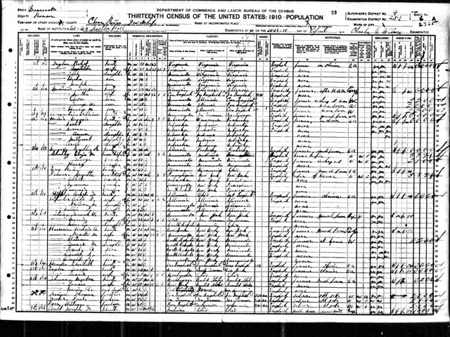 1910 Census, Minnesota, Roseau County, Clear River Township. All five of their children were living with them.