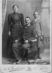 Boney Jerry, his wife Josie, and their only child Will, around 1894.  Will and his wife, Grace, were killed in a car accident in 1939, and left no descendants.  (Downloaded from Wabasha County Historical Society website)