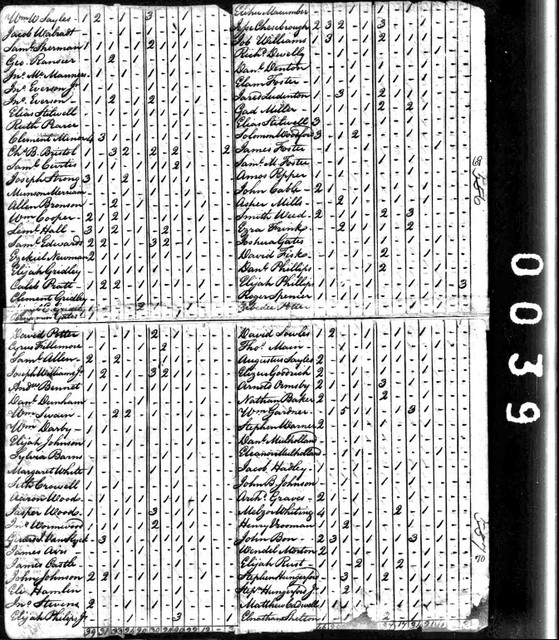 1810 Census, New York, Onondaga County, Manlius. There was one male under 10 (David, Jr.) There were two males between 10 and 15 years of age (George and Elisha). There was one male over 45 (David, Sr., who was 52 at this time) There was one female between 10 and 20 years of age (unknown). There was one female between age 26 and 44  (Mary, who was 44 at this time). It seems David and Mary's son Benson, sourced as born in 1801, must have died young.
