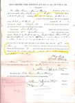 David Soules Homestead Document, 20 October 1871