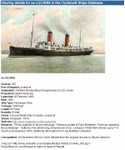 SS Lucania, the ship that carried Charles Winberg to America.  Copyright http://www.clydebuiltships.co.uk and http://www.clydesite.co.uk.  