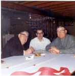 Claus Winberg on the left, Bob Winberg on the right, March 1967 (based on another photograph from the same event). (Original: Mary Hundeby)