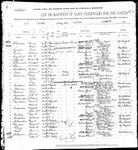 See line 23.  First page of the ship's manifest showing the arrival of Axel Gottfrid "Fred" Winberg on the S.S. Mauretania.  According to the manifest, Fred arrived at Ellis Island in New York Harbor on April 17, 1908 after leaving from Liverpool on April 11, 1908.  The relative Fred lists as his point of contact in America is Karl "Charles" Winberg, his brother, in St. Paul, MN (see his album for his arrival manifest.)  Note Fred's last place of residence, Aspelund, Zinkgruvan, which is a house photographed in the Klaus Fritzhof Winberg album.  (downloaded from www.ellisisland.org, search for Axel Winberg)