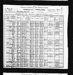By 1900, the Andrew Mattson family was living in Maple Ridge Township, Isanti County, MN.  Anna is listed as having had 10 children, of whom 6 are living, and Andrew, Alfred, Clara and Victor are shown here. Andrew's daughter Mary is living next door, married to Charley Olson with two children.