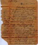 Letter Lucy Bundy to Girls 17 November 1928 Page 1