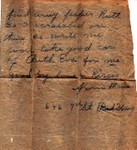 Letter Lucy Bundy to Ruth Bundy circa Oct 1926 Page 4