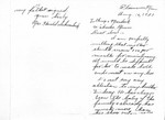 10 August 1927: Letter from Esther supporting Lucy's petition, but for $100 instead of $150, and advising the court to "ignore Lindsay".