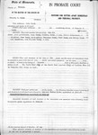 7 September 1928: Lucy Bundy petitioned the court to declare the farm as her homestead. Note that the will decreed that if the farm were her homestead, it could not be sold without her permission. Page 1.