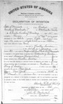 Charles Winberg Immigration Documents, page 2.  (Original: Alice Robinson from Ironworld Heritage Center, Chisholm, MN)