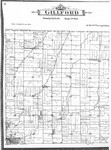 This undated platt map of Gillford Township shows the Francis Bundy farm marked off at the top left.  It is marked as owned by William Bundy, indicating Thomas Jefferson Bundy, (William's brother and the original homesteader) had already returned to Pennsylvania, turning the land over to William, but William had not yet turned it over to Francis.