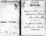 Cover sheet of some kind. The date 7 June 1832 refers to the date the act was passed that would allow David to claim a pension.